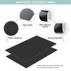 10pcs 12.6x17.4cm 0.9mm Rubber Magnetic Sheets, Die and Stamp Storage Magnetic Panels Magnetic Storage Cards for Card Making