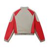 FILA Original Retro Color Block Stand Collar Classic Comfortable Loose Short Jacket Women jackets F11W639707FDK