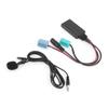 6Pin Bluetooth Audio Cable Car Stereo AUX‑IN Adapter with Microphone Fit for Clio/Espace/Megane Car Stereo Adapter