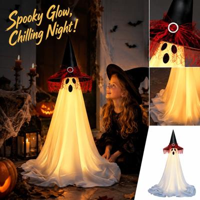 Halloween Glowing Decor with Battery Operated Warm Light for Room