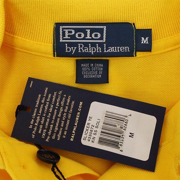 unused Polo by Ralph Lauren Short sleeve Polo shirt M yellow Fawn Men's Used