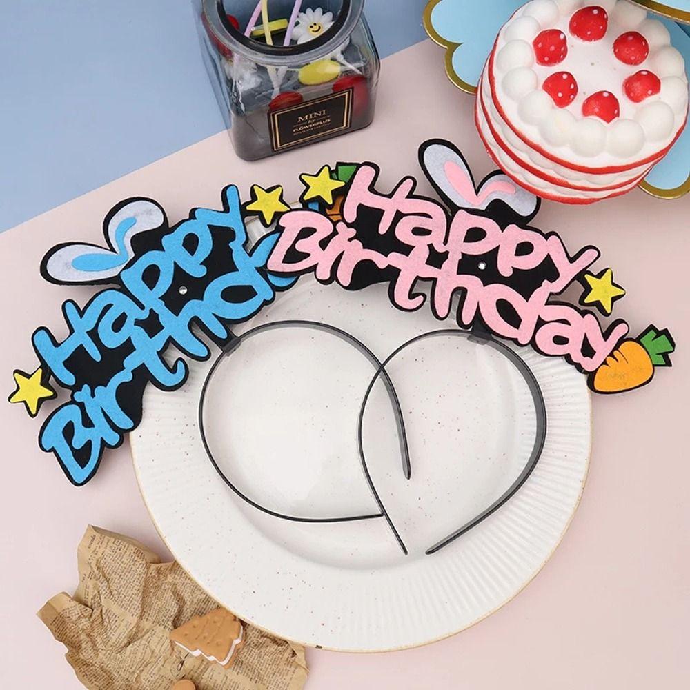 Balloon Wings Rabbit Ear Luminous Hair Hoop LED Light Headdress Crown Happy Birthday Headbands