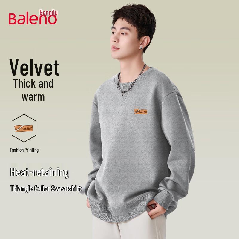 

Baleno Men s American Retro Fleece Lined Sweatshirt 3XL