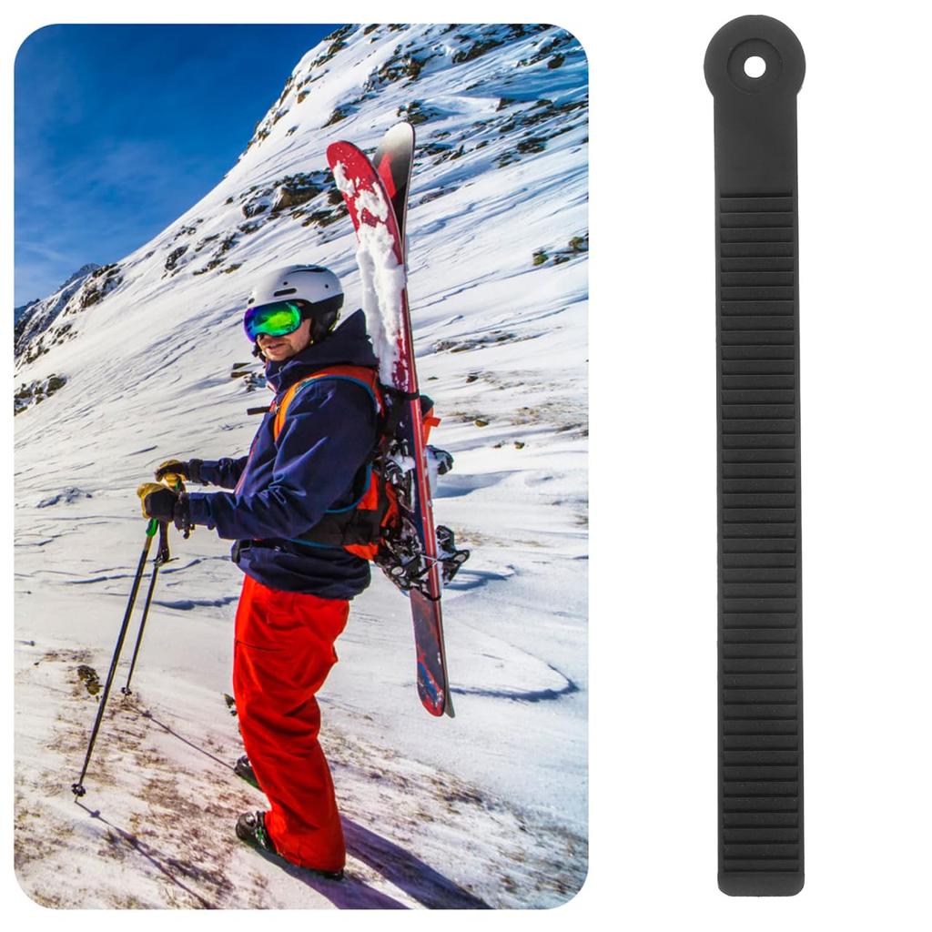 Kisangel Snowboard Binding Replacement Set of 2 with for Snowboards and Roller Made of Lightweight and Black Straps, Screws, Skates, ABS, Portable,