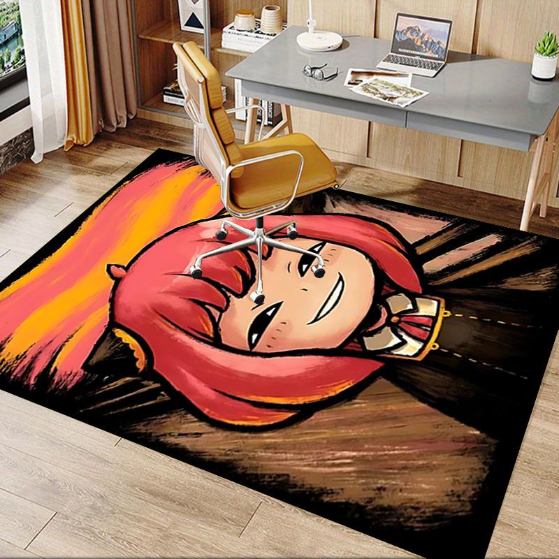 Zero Two Chair Mat Cute Anime Girl Design for Home Decor, Office Carpet, Living Room, Bedroom Gift