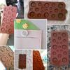 Niedrige Knopf-Form Silikonform Gelee\Seife\Schokolade Form, DIY Backen Kuchen Dekoration Werkzeuge KTY