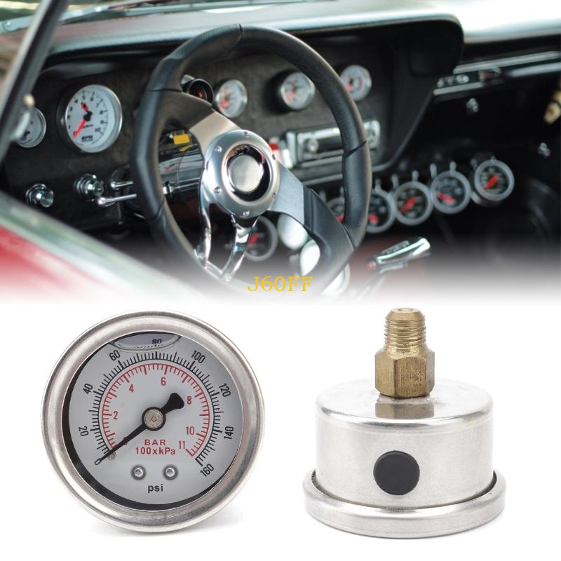 J60F Automotive Pressure Engine Monitoring Gauge 0 To 160psi 1/8 NPT Port