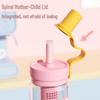 Lovely Macaron Pet Straw Cup: Cute, Creative & High-Value Plastic Gift for Students