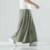 Men's Hanfu Wide-Leg Summer Pants: Retro Chinese Style, Thin Youth Tang Suit