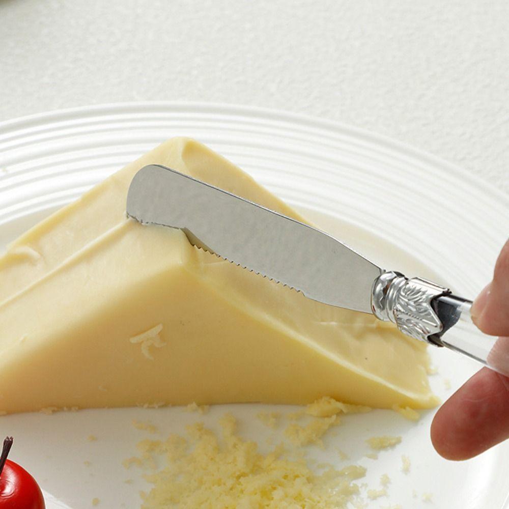 Stainless Steel Cheese Shovel Fork Set Reusable Cake Shovel Cheese Tools Dessert Knife  Kitchen