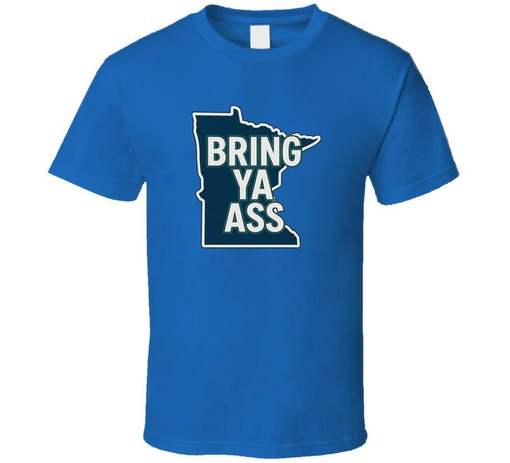 Bring Ya Ass Tee Minnesota Basketball Funny Playoff T Shirt Unisex T-Shirt S