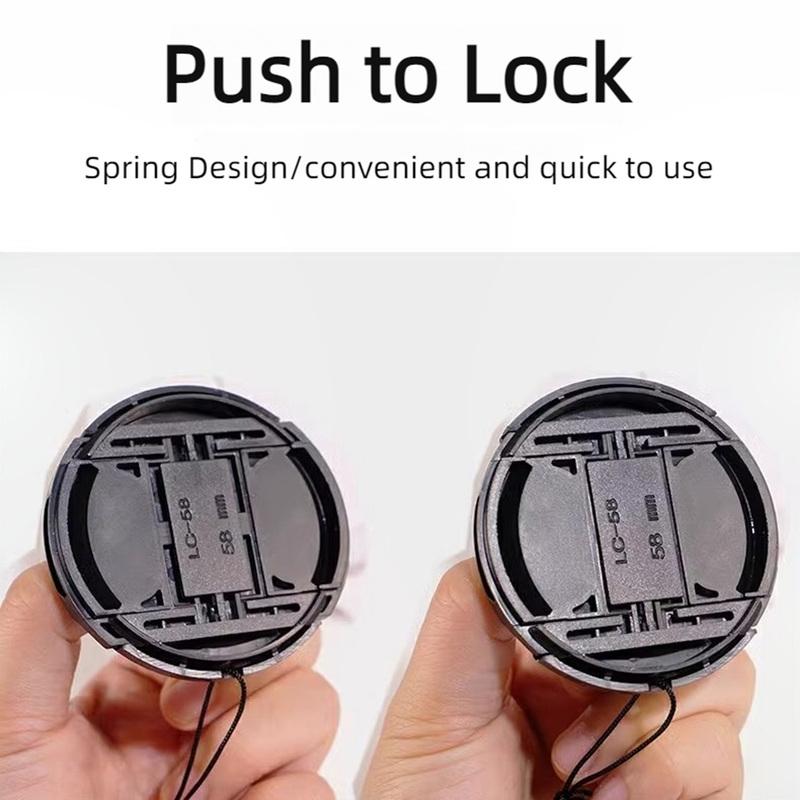 49mm 52mm 55mm 58mm 62mm 67mm Lens Cap Protect Cover For Sony Nikon Canon SLR Camera