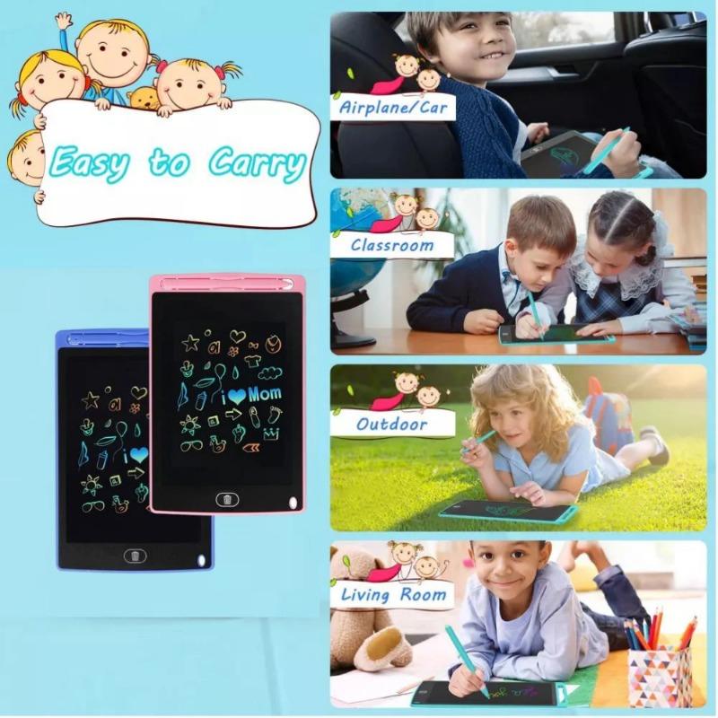 LCD Writing Tablet Doodle Board,8.5 Inch Colorful Drawing Pad, Electronic Drawing Tablet, Drawing Pads, Travel Gifts for Kids