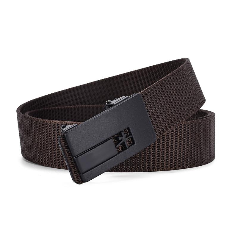Zodiac Toothless Canvas Belt Simple Automatic Buckle Imitation Nylon Belt Casual Men'S Belt