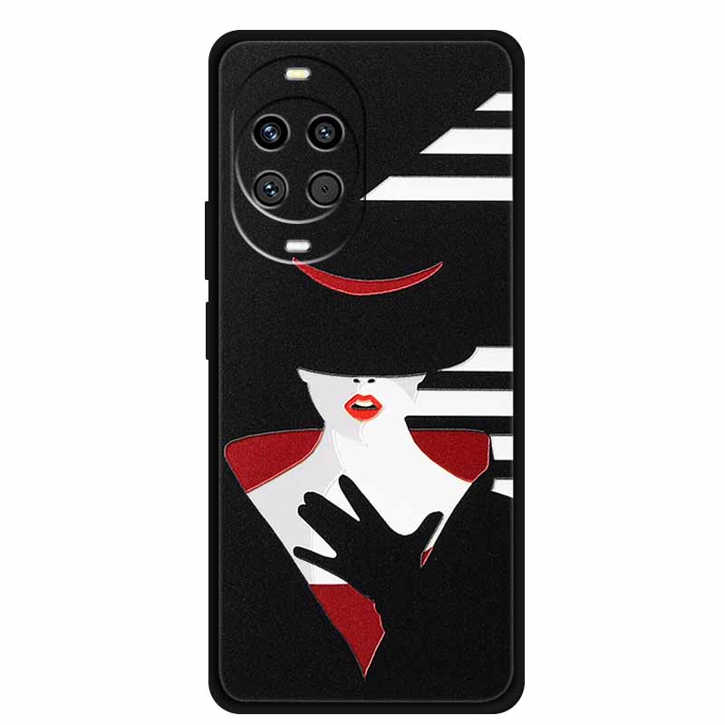 For Huawei Nova 14 Pro Phone Case 3D Relief Cover Flowers Emboss Back Cases Funda for  Nova14 Ultra 14Pro Casing Para Coque