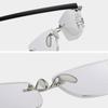 Reading Presbyopia Eyeglasses Men's Women's TR90 Material Business Presbyopia EyeGlasses Ultra Light Weight Frameless HD Eyewear Anti Blue Light