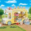EPOCH Sylvanian Families Playground Bus Toy S-70 ST Mark Certified for Ages 3 and Up Dollhouse Accessory