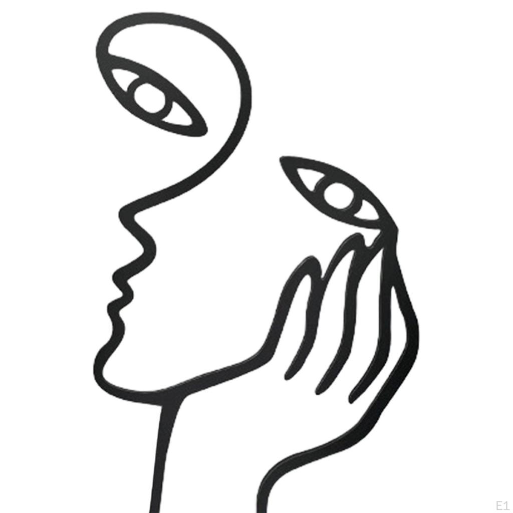 Pondering Mind Sculpture - Contemporary Home Decor Accent