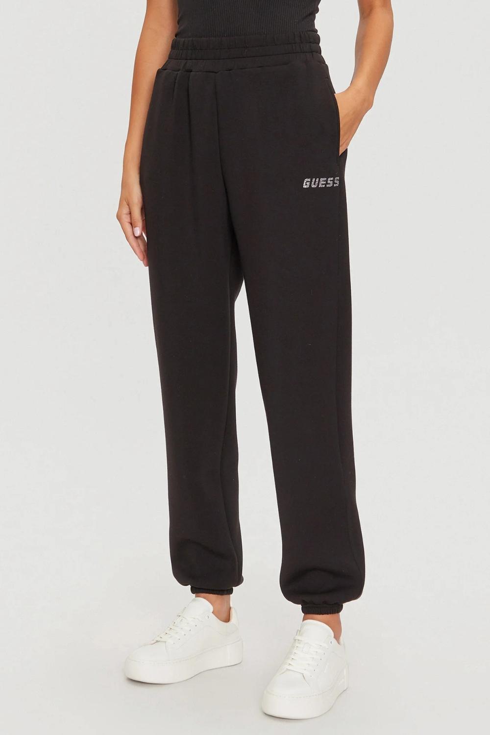 Guess Damen Schwarz Jogginghose Cecilia Scuba - Bild 2