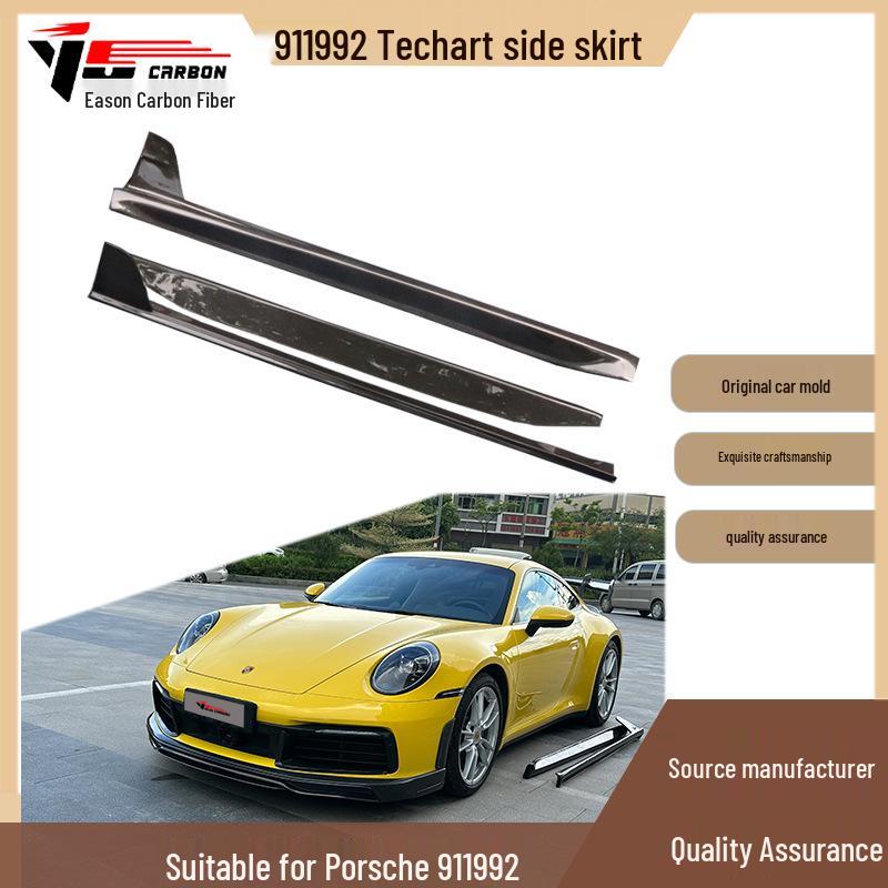 

TechArt Style Carbon Fiber Side Skirts for 2019-IN Porsche 911/992.