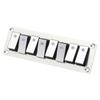 8 Rocker Switch Panel Switch Panel with LED Light For Boat Car