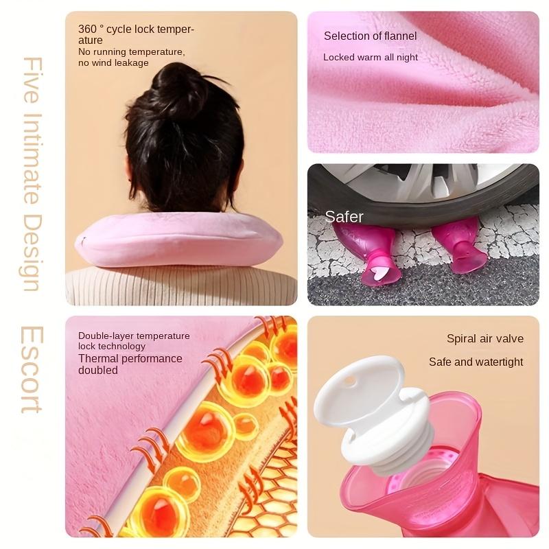Winter Neck Heating Pad, U-Shaped Hot Water Bag, Water-Filled Neck And Shoulder Protector, Hot Water Bag Calentador de pies