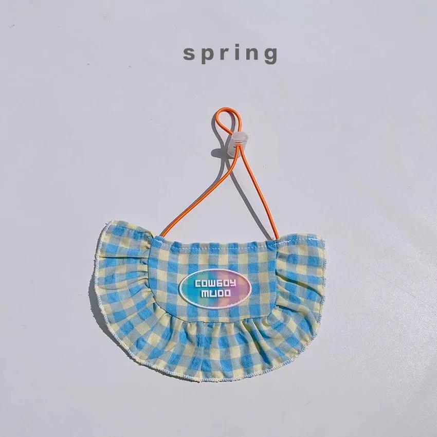 Pet Plaid Drool Towel Dogs Cat Bib Collar Adjustable Plaid Bib Cat Neck Dog Accessories Puppy Bandana Dog Bow Tie
