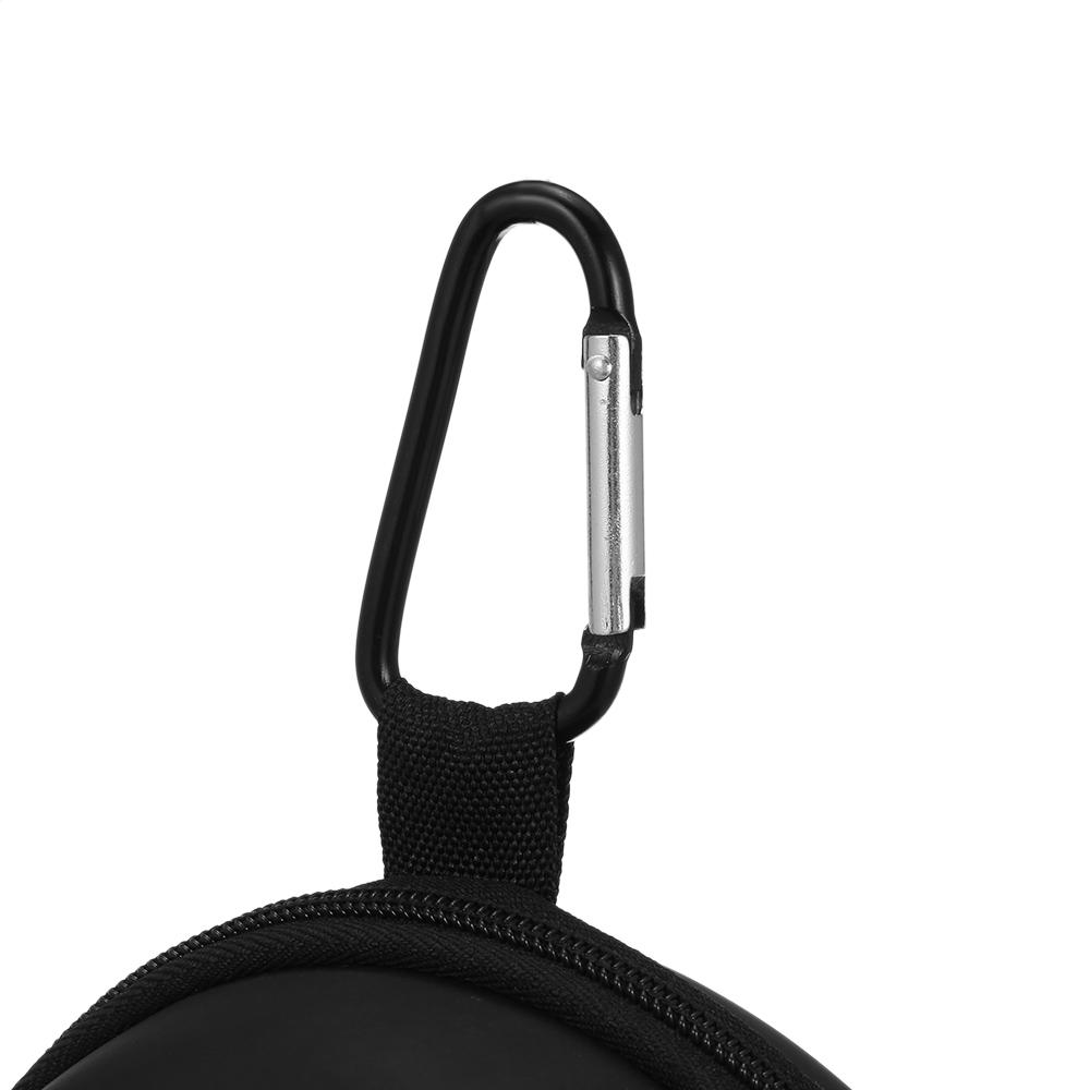 Protective Headphones Storage Box Carrying Hard Case Anti-Shock EVA Headphone Travel Carrying Bag with Portable Hook for Earphone Headset