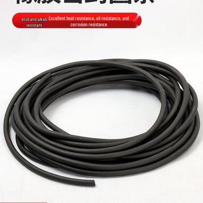 Oil-Resistant Black Rubber O-Ring Seal Strip - 2/2.5/3/4/5/6/7/8/10/12/14MM