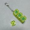 New 2/3/4 Keys Keyboard Keychain Key Button Pass The Time Keycap Keychain Transparent Stress Relief Pinch Adult