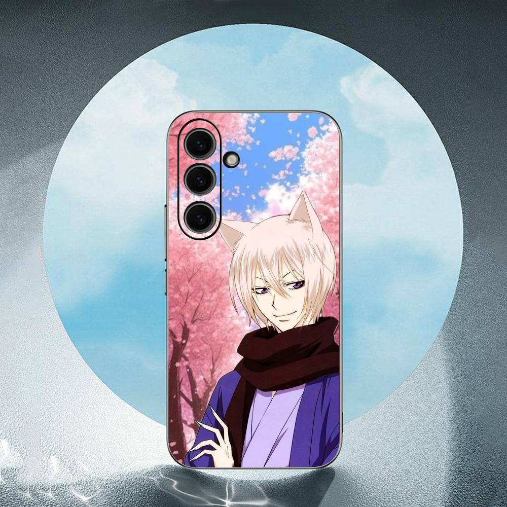 T-Tomoe Kamisama Luxury Black Phone Case For Samsung Galaxy S23 S24 S25 Ultra S22 Plus S21