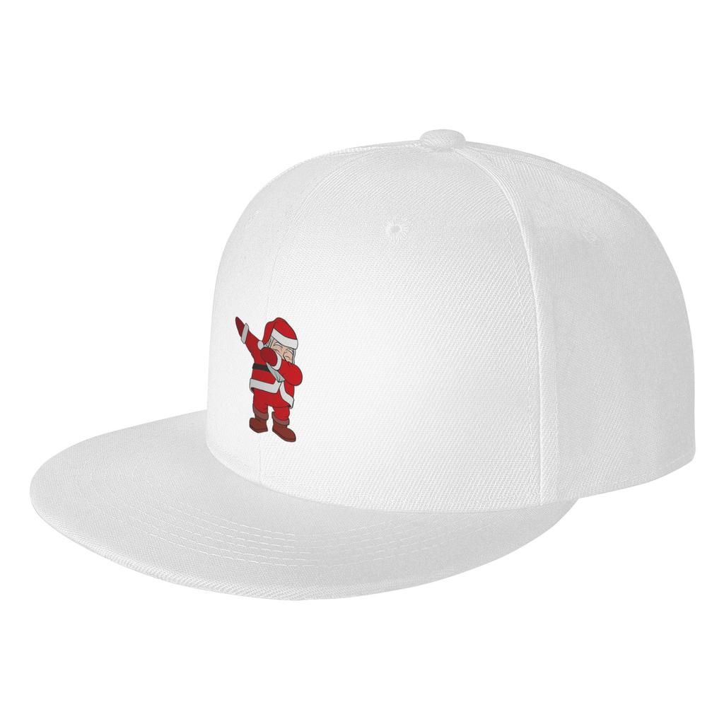 Fashion Christmas dabbing Santa Claus Flat Brim Sun Hat Photo Shoots Unisex Hat