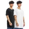Urban Classics Mens Shaped Turn Up Long T-Shirt (Pack of 2)