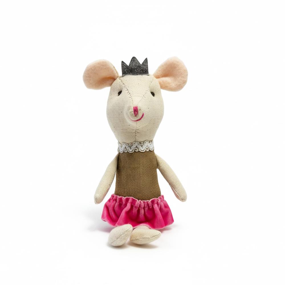 Legmic Toys For Girls Cute Baby Dolls Boy Girl The mouse family Mini plush doll house cute mouse doll box family toys