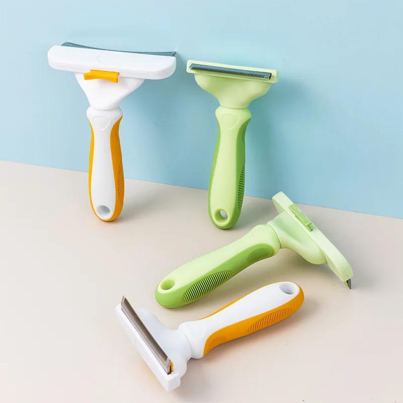 Professional Pet Grooming Brush for Dogs Cats Large Animals Hair Remover Deshedding Tool Anti Lice Comb Knotting Detangler for