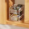 Kitchen storage rack, sink, storage rack, floor to ceiling household layered cabinet rack, multifunctional pull-out sink