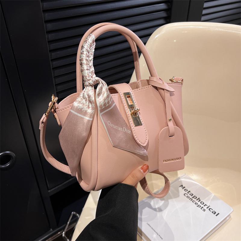 Beliebte Tasche Damen neue Textur vielseitige Handtrage Umhängetasche Nischendesign Bucket Bag