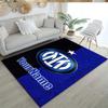 Inter Milan Personalized Text Floor Mat Design for Kitchen Bedrooms Dining Room Dormitory Antislip Carpet Decorate Offices Spiritual Gift