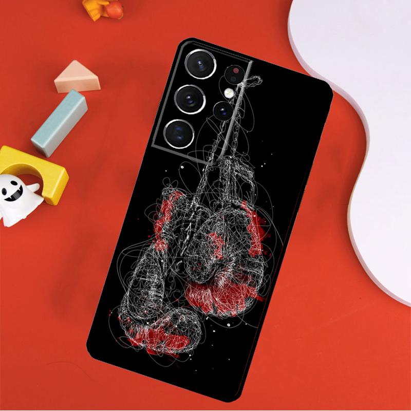 Boxing Gloves Phone Case For Samsung Galaxy S25 Ultra S24 Ultra S9 S10 S20 S21 S22 S24 Plus S23 FE Cover