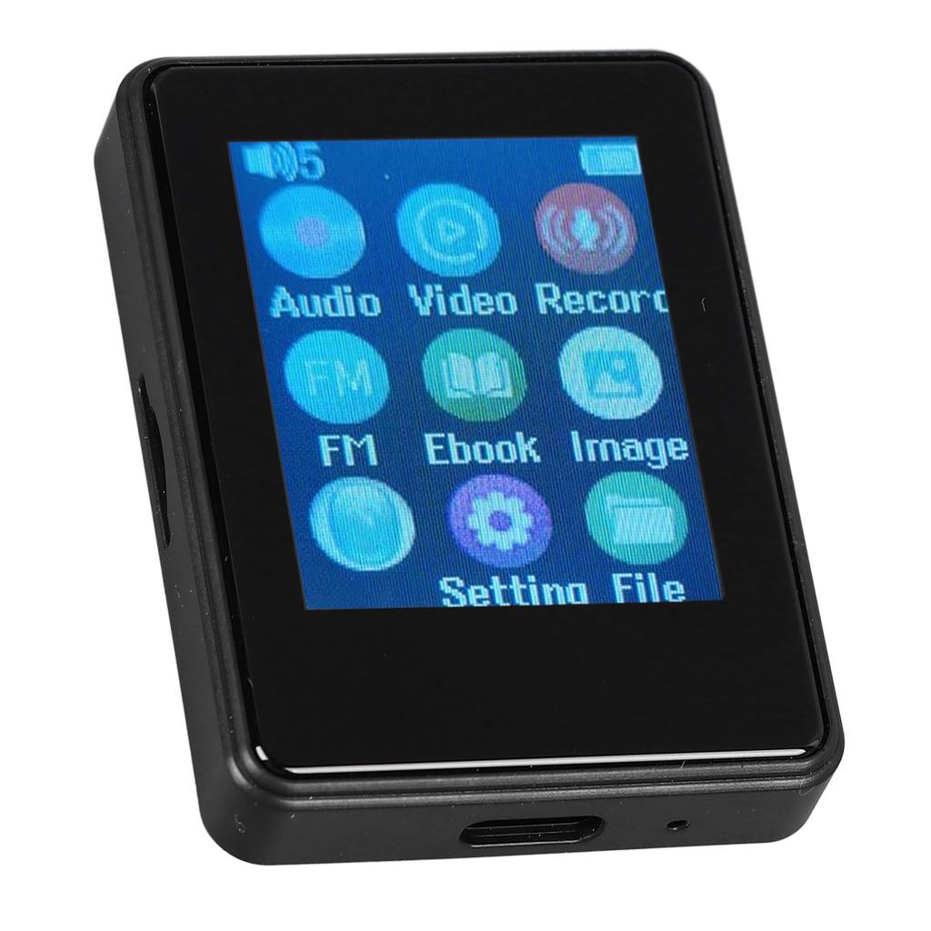 Music Player Touch Screen Bluetooth MP3 Player 32GB 210mAh Portable Students MP3 Player for Music Video