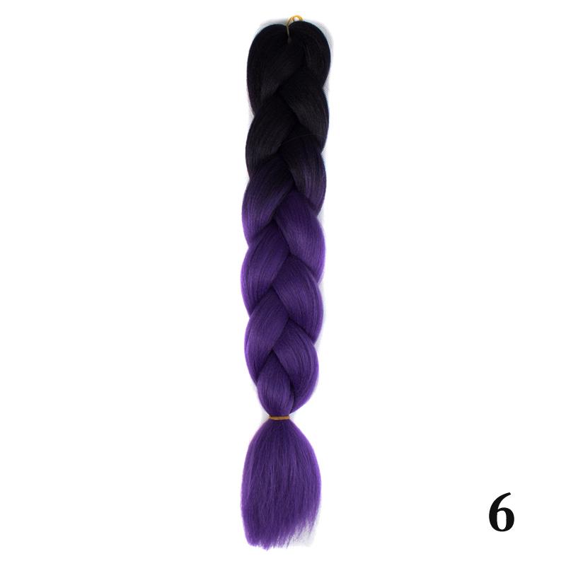 Braids Hair Extensions Balayage Ombre DIY Quick Weave Braiding Hair for Cosplay Daily Use for Women