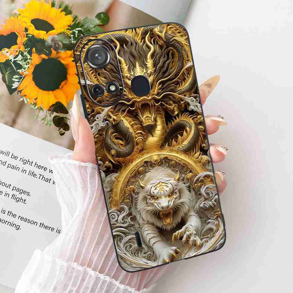 CAse For ITEL A58 Lite Silicone Soft Cover Capa For ITEL A58 A 58 Lite A58Lite New Fashion Butterfly Back Cover Bumper Capa