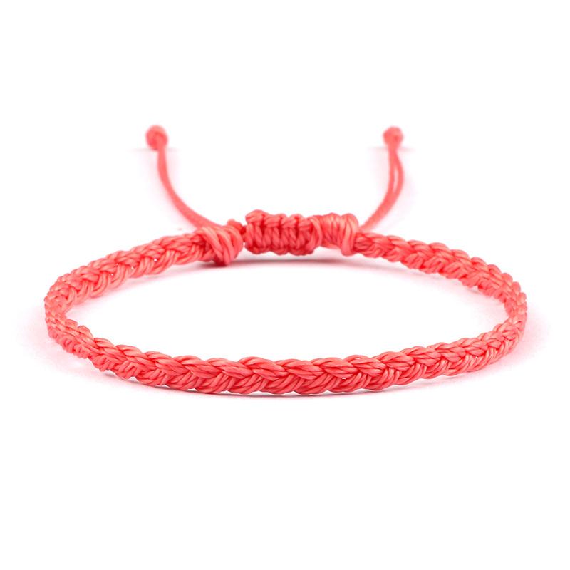 26 Colors Adjustable Woven Friendship Bracelet For Women Men Wax Thread Wrap Rope Knot Bracelets&Bangles Handmade Jewelry Gifts