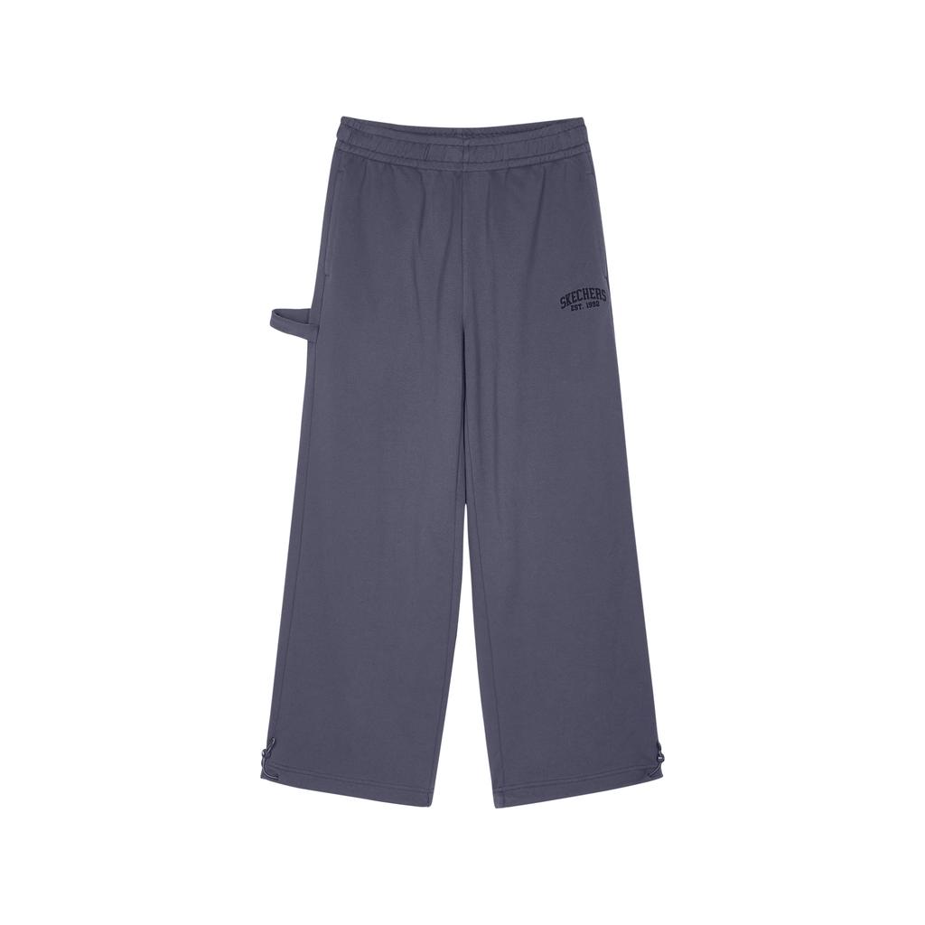 Skechers Fashionable Comfortable Casual Letter Knitted Sports Pants Men Bottoms Purple L324M102-026R