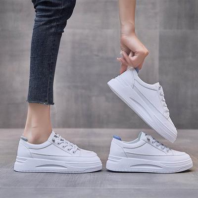 Women Shoes  Fashion Breathable Flats Shoes Women Platform Lace Up White Shoes Women Casual Increase Shoes Zapatos Mujer