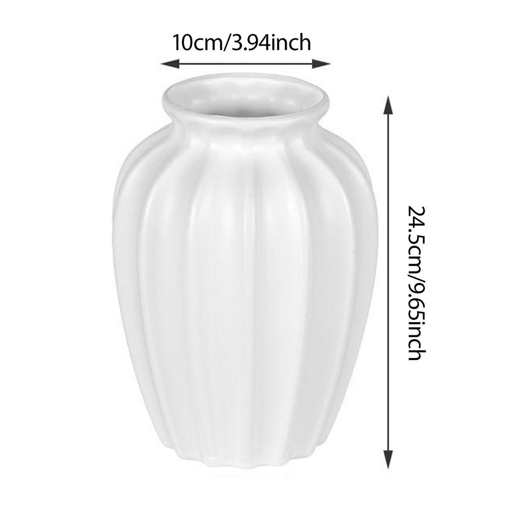 Elegant Flower Vase Decorative Planter Versatile Home Decoration for Living Room Bookshelf Entrance Table