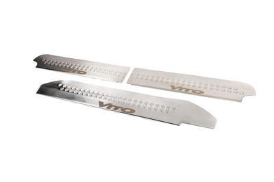 Interior Treadplates V1 (carmos) 3 Pcs, Carmos - Turkish Steel for Mercedes Vito W639 2004-2014