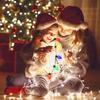 Christmas LED lights glowing light bulb necklace Christmas ornaments Christmas tree decoration Navidad 2024 New Year gift