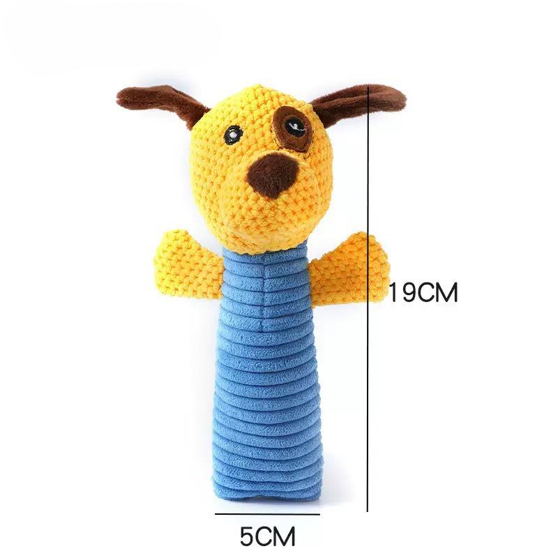 Plush Pet Chew Toys for Small Medium Dogs Squeaky Puppy Dog Toy Teeth Clean French Bulldog Poodle Pug Animals Pets Accessories