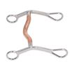 Horse Mouth Bit Stainless Steel Horse Breaking Bit Wear Resistant Corrosion Resistant Horse Snaffle Bit for Farm
